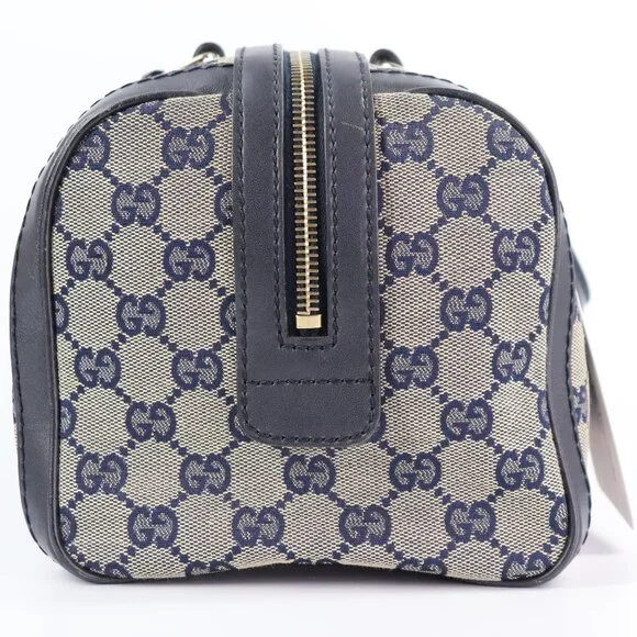 GUCCI Monogram Vintage Web Small Boston - Picture 5 of 16